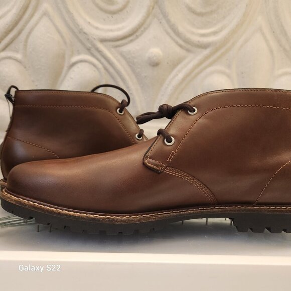 Cole Haan Midland Lug Chukka booties. Leather. NIB. Men\'s. Size 8.5 main image 9